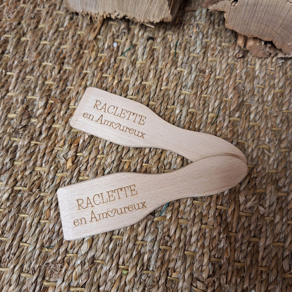Lot de 2 Spatules Raclette en Amoureux