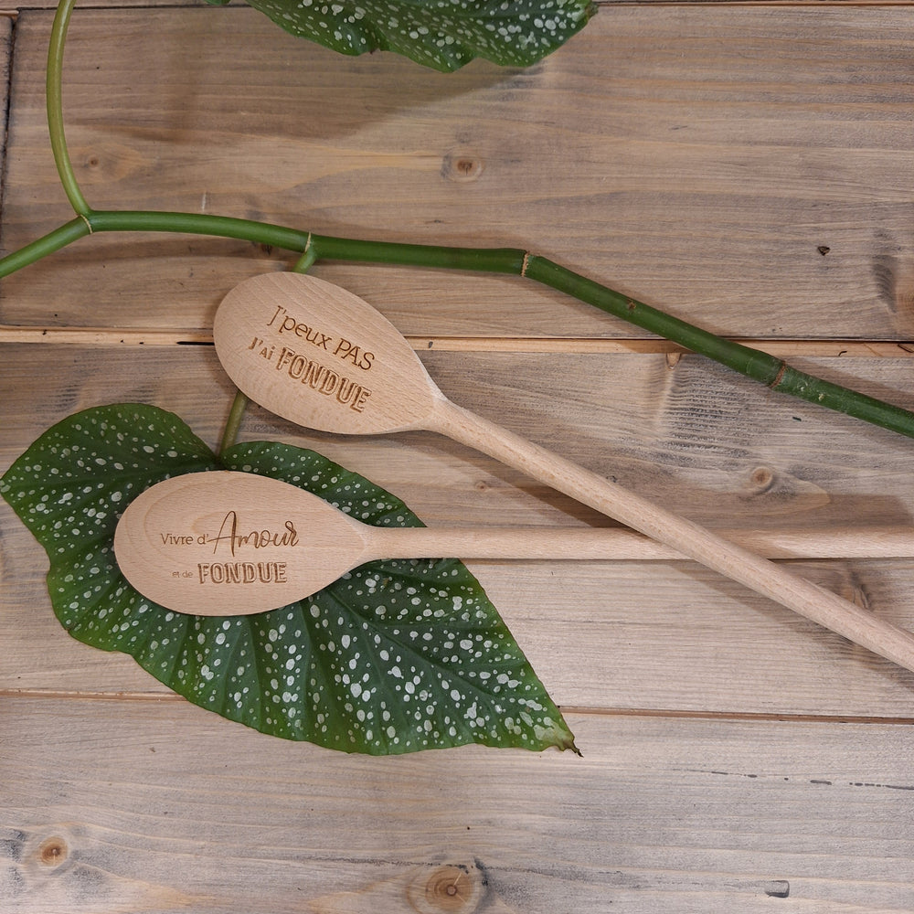 Cuillère en bois Fondue