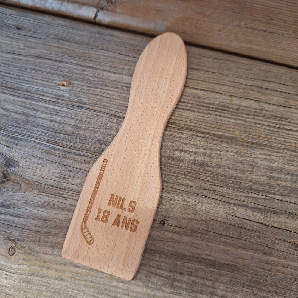 60 spatules à raclettes personnalisé NILS