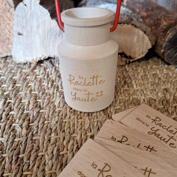 Ensemble spatules à raclette "La raclette dans la yaute"🇫🇷