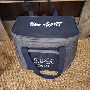 Sac isotherme bleu marine personnalisable
