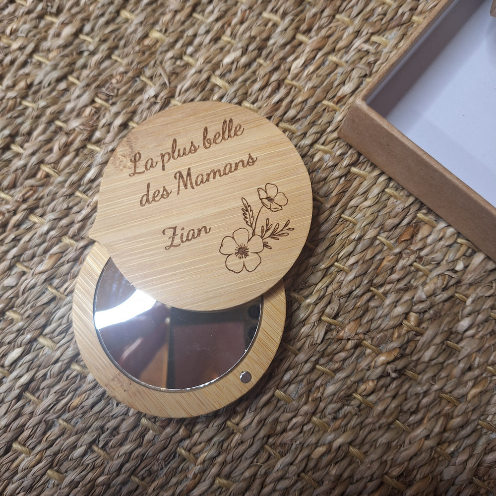 Coffret miroir et carte fête des mères