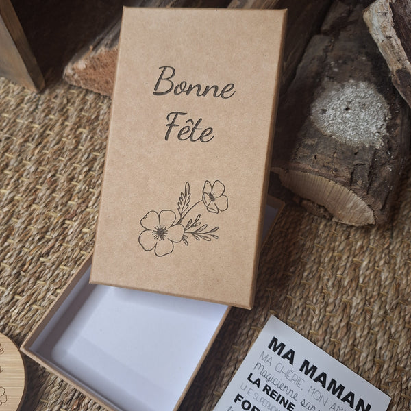 Coffret miroir et carte fête des mères