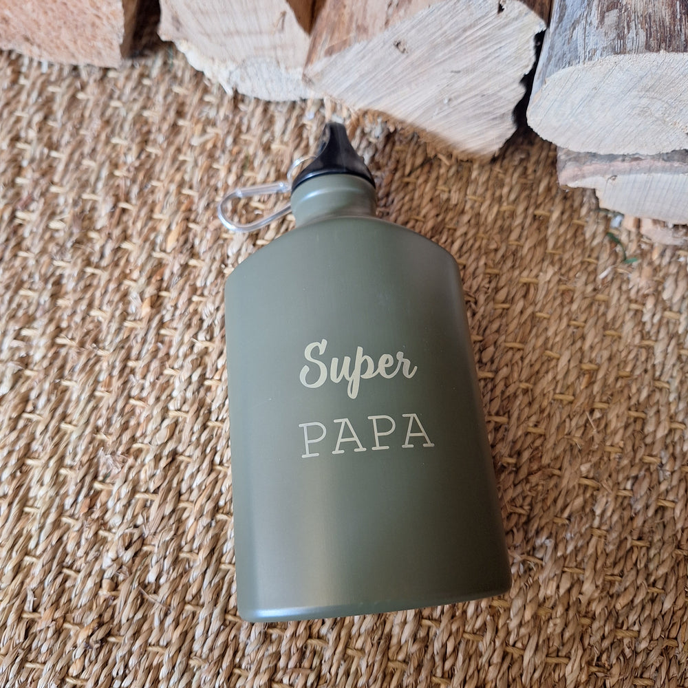 Gourde personnalisable avec mousqueton