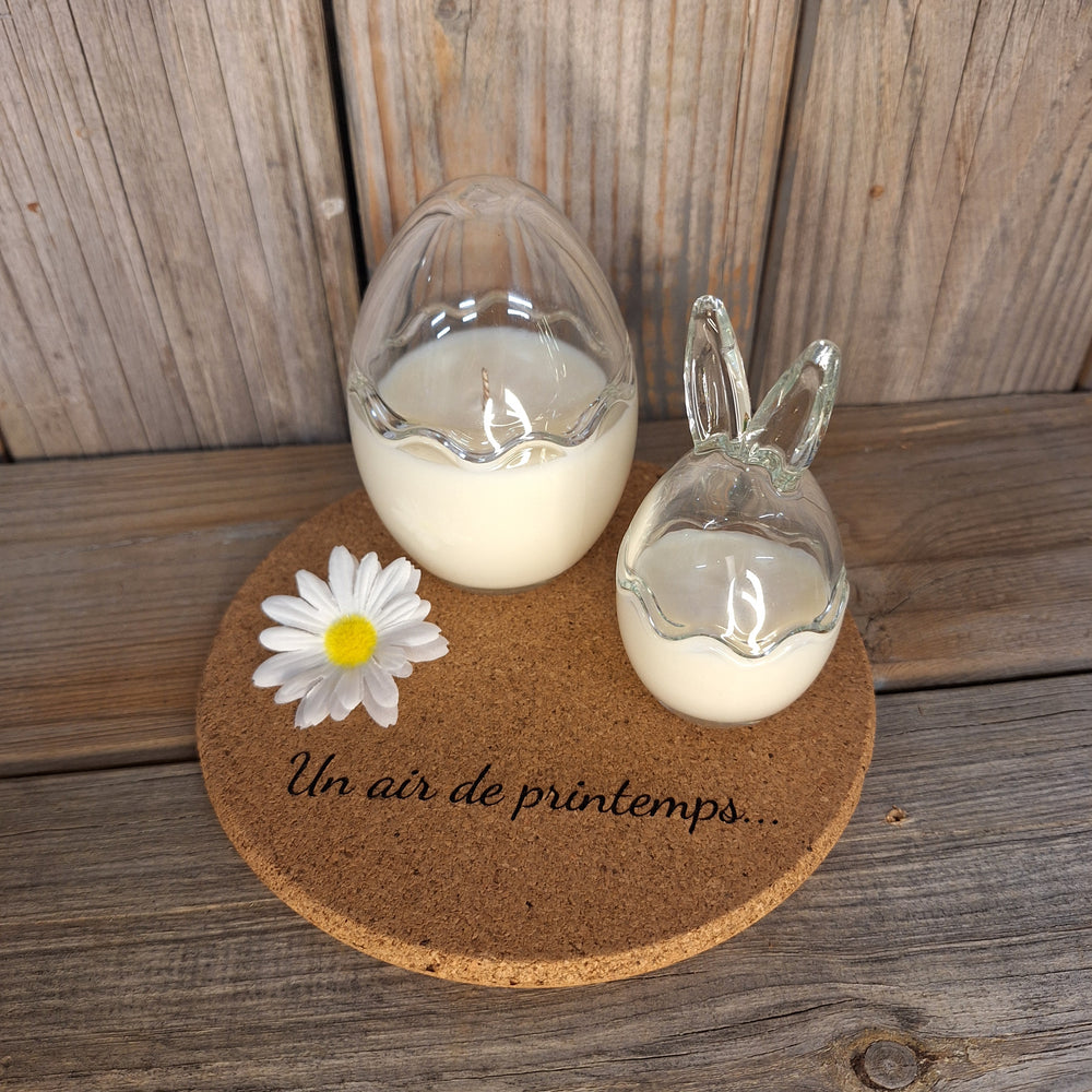 Centre de table bougie personnalisable