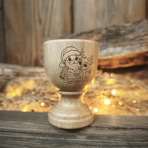 Coquetier de Noël personnalisé 🇫🇷