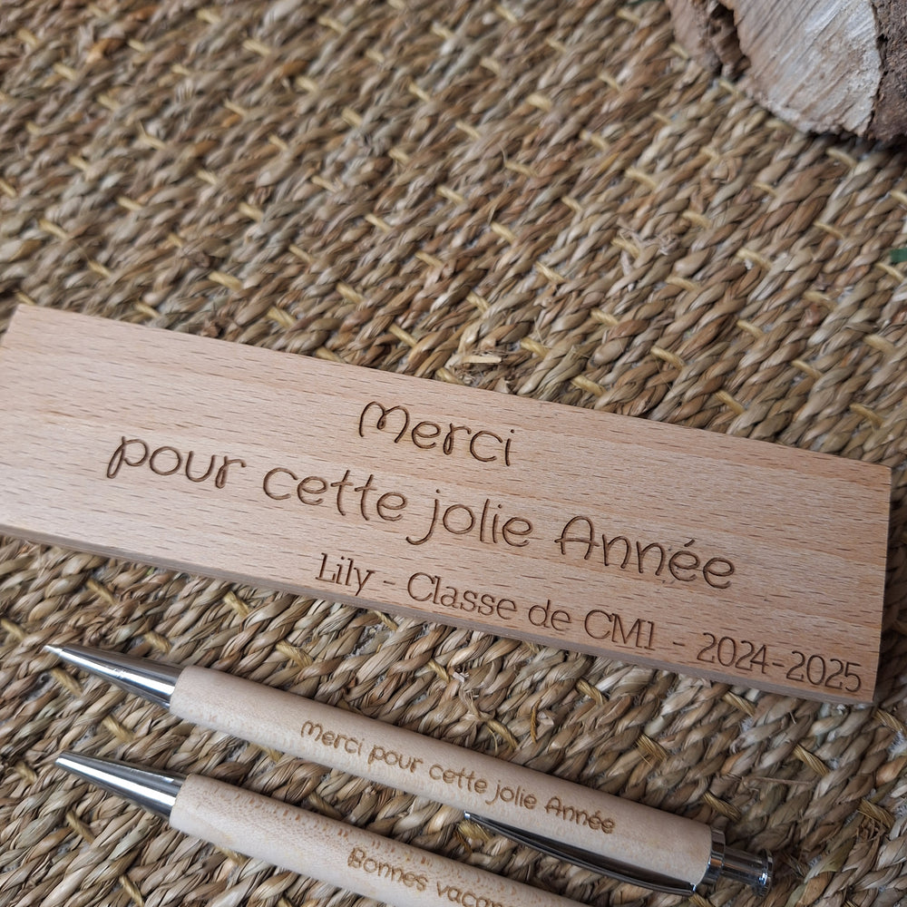 Parure de crayon personnalisable