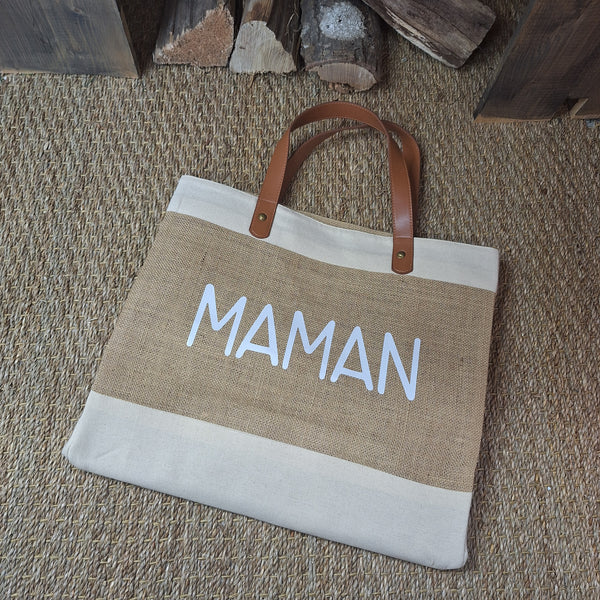 Grand sac en jute