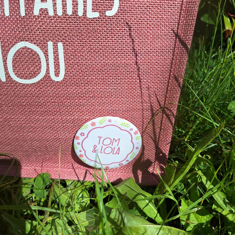 Cabas en jute personnalisable