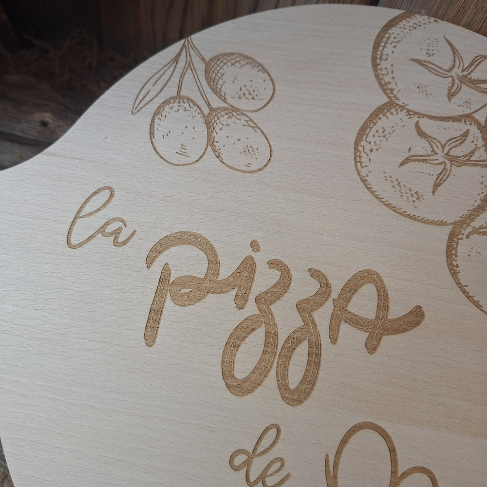 Planche à pizza Maman