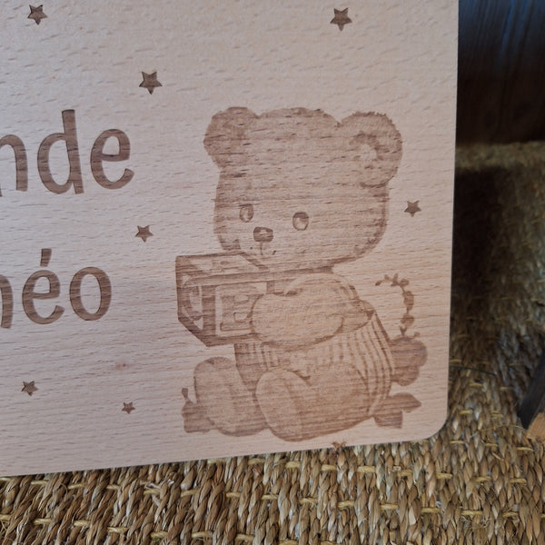 Panneau de porte ours