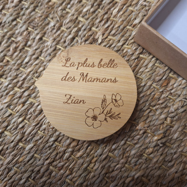 Coffret miroir et carte fête des mères