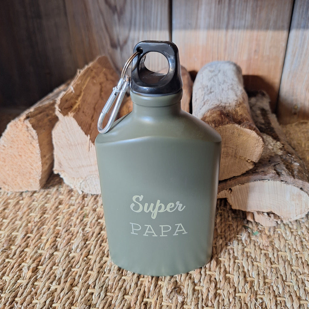 Gourde personnalisable avec mousqueton