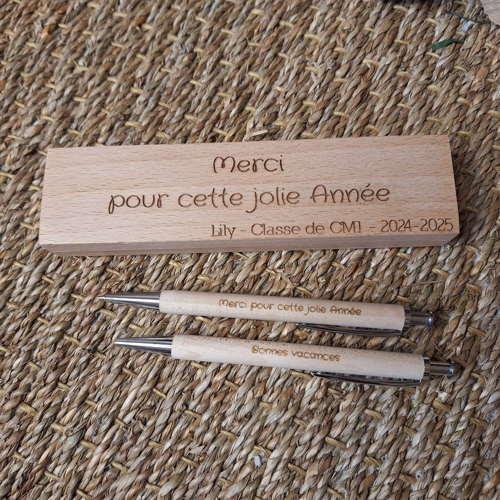 Parure de crayon personnalisable