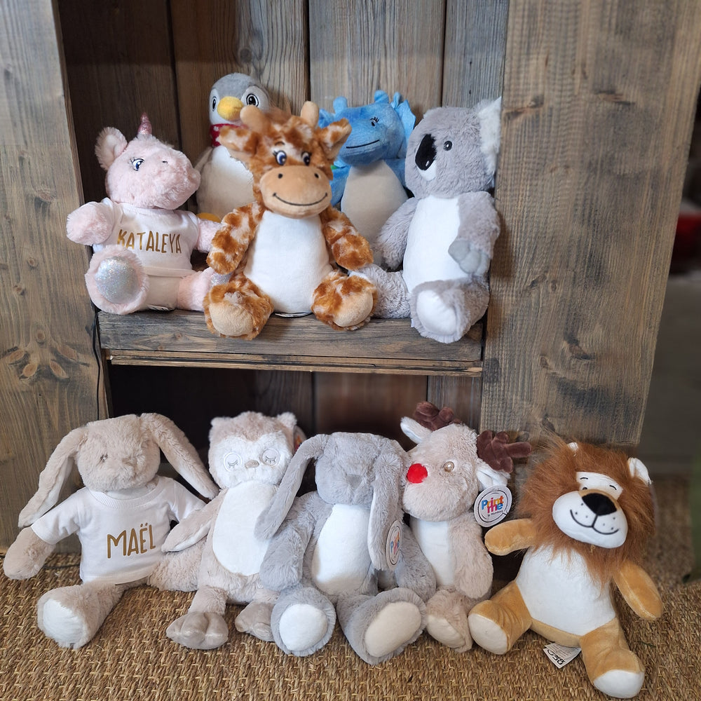 Peluche personnalisable