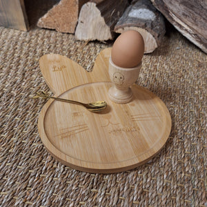 Plateau en forme de lapin personnalisable