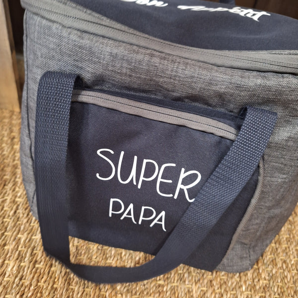 Sac isotherme bleu marine personnalisable