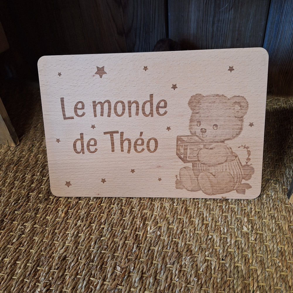 Panneau de porte ours