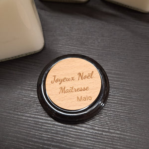 Bougie artisanale ruban renne