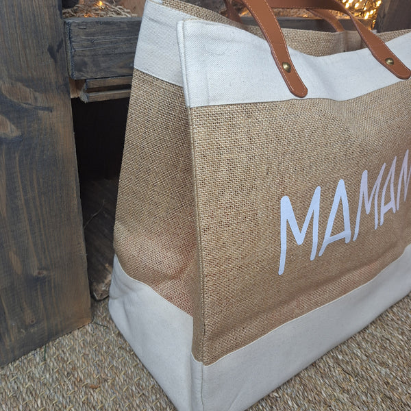 Grand sac en jute