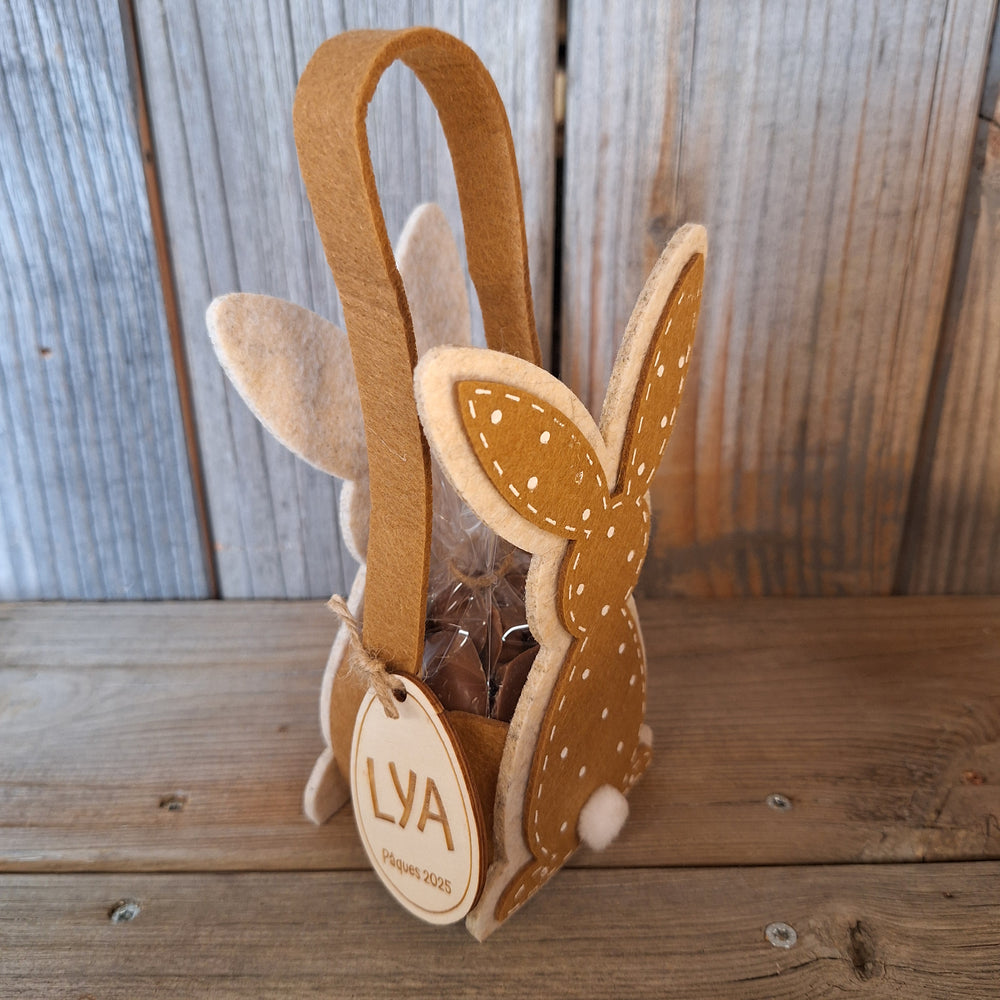 Panier Lapin personnalisable